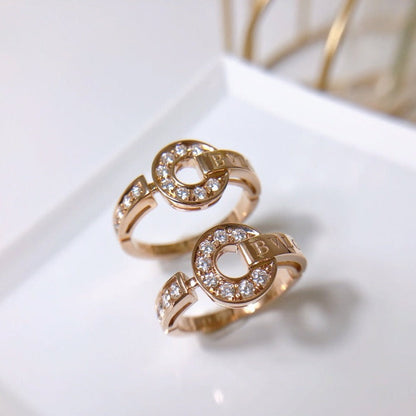 [⭐Lioran]DREAM RING DIAMOND PINK GOLD