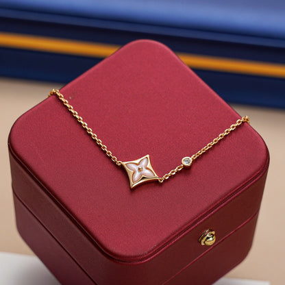 [⭐Lioran]STAR 1 DIAMOND PINK GOLD BRACELET