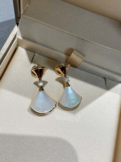 [⭐Lioran]DREAM MOP 1 DIAMOND EARRINGS