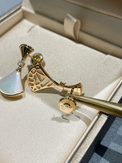 [⭐Lioran]DREAM MOP 1 DIAMOND EARRINGS