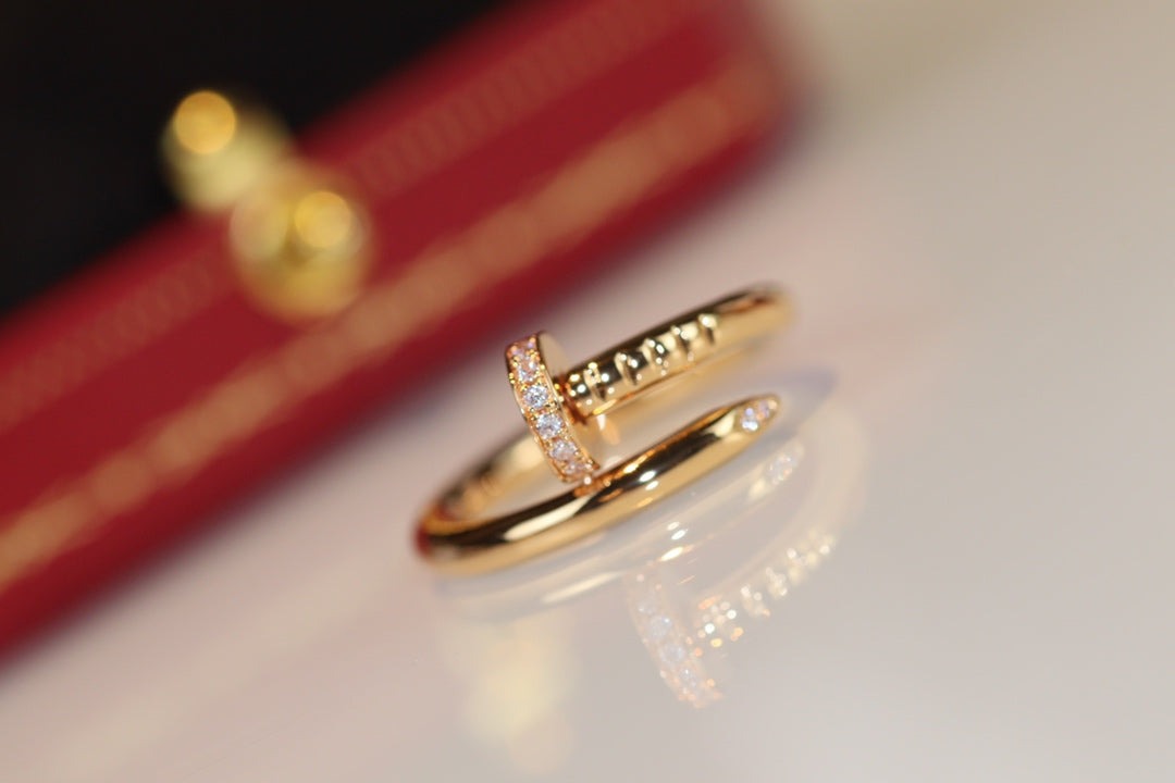 [⭐Lioran]JUSTE RING 2.65MM GOLD DIAMOND