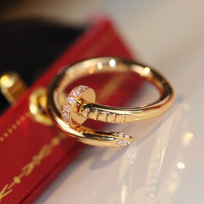 [⭐Lioran]JUSTE RING 2.65MM GOLD DIAMOND