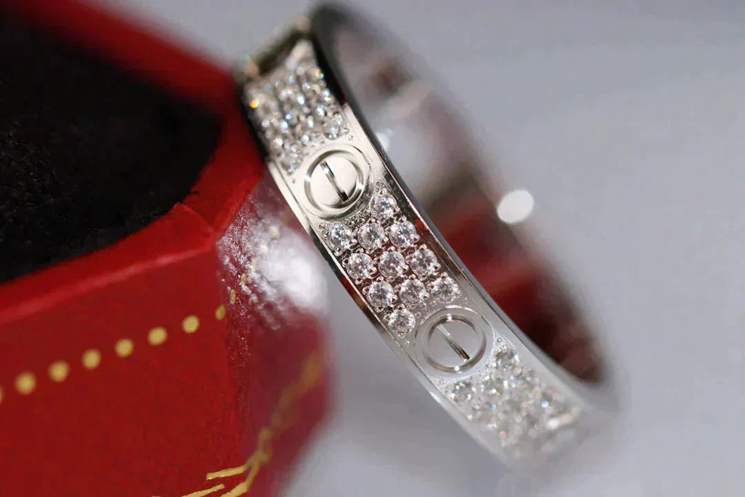 [⭐Lioran]LOVE RING 3.6MM DIAMOND PAVED