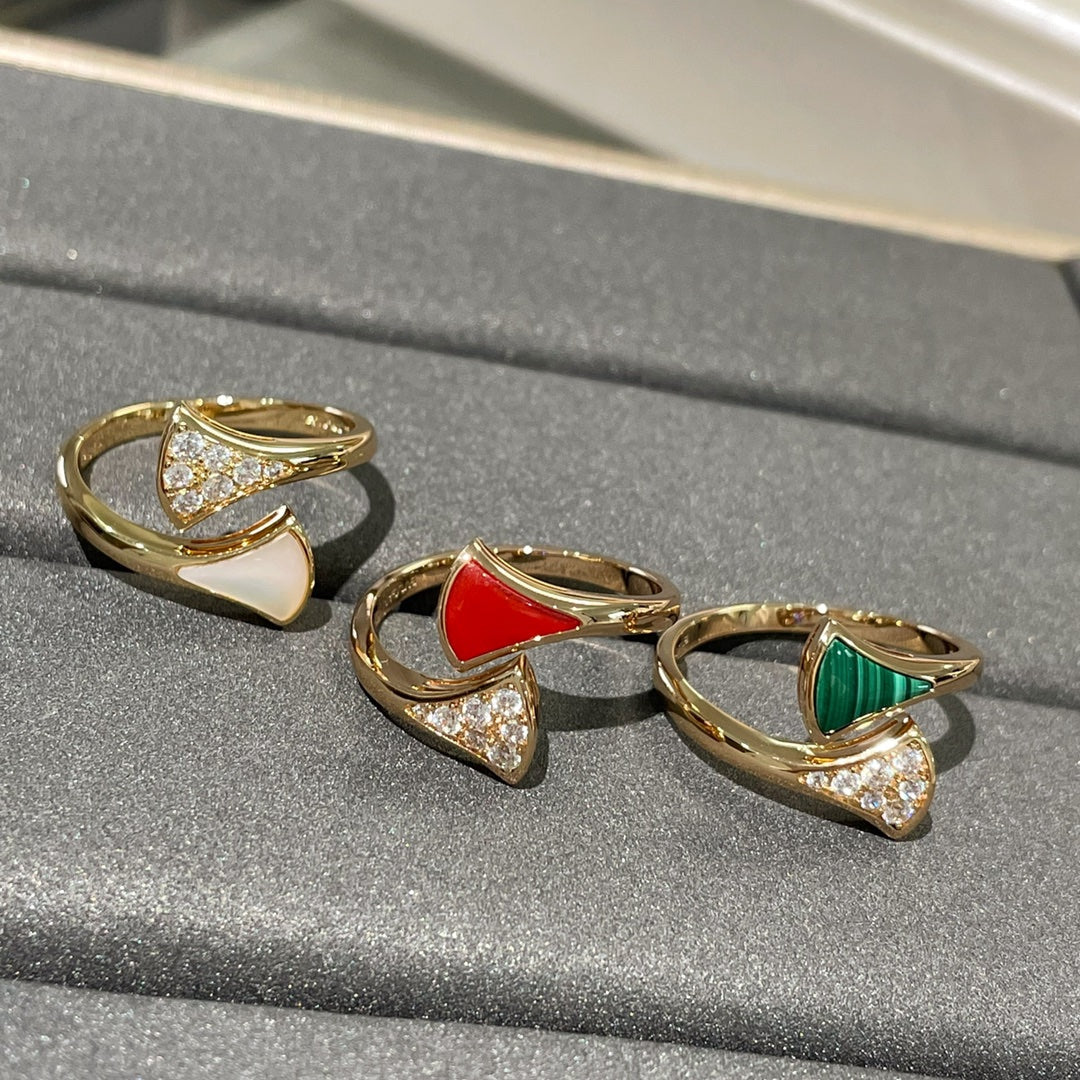 [⭐Lioran]DREAM RING PINK GOLD DIAMOND