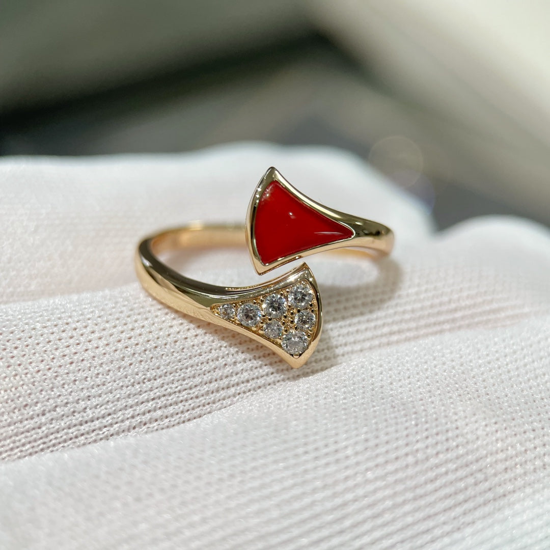 [⭐Lioran]DREAM RING PINK GOLD DIAMOND