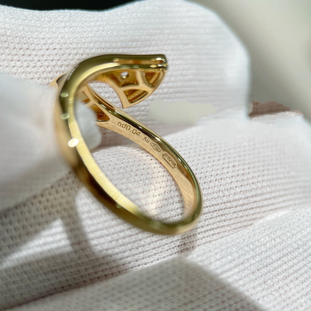 [⭐Lioran]DREAM RING PINK GOLD DIAMOND