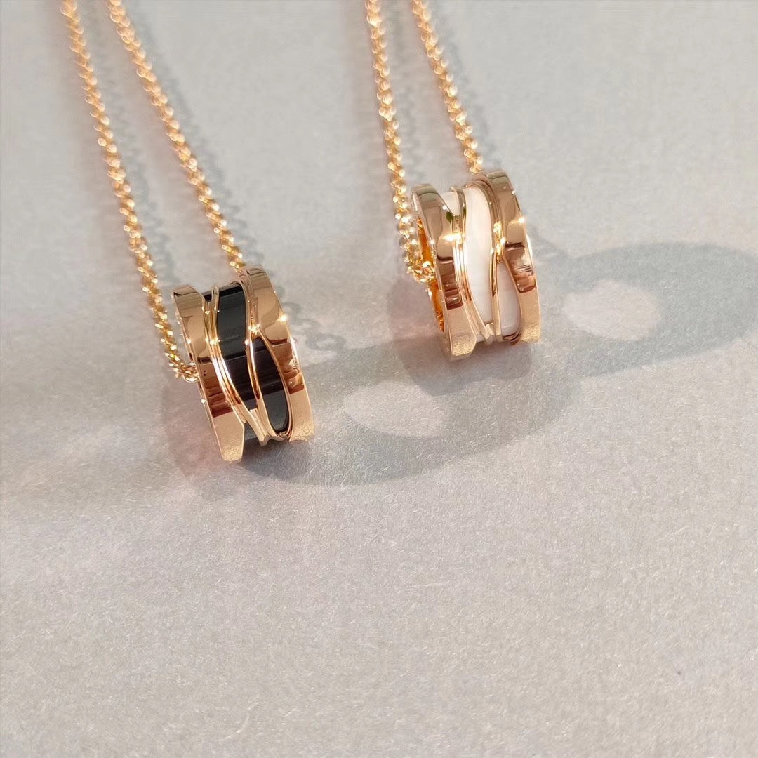 [⭐Lioran]ZERO 1 NECKLACE PINK GOLD