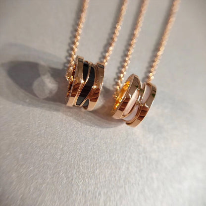[⭐Lioran]ZERO 1 NECKLACE PINK GOLD