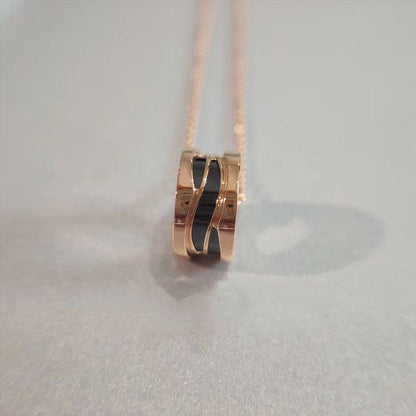[⭐Lioran]ZERO 1 NECKLACE PINK GOLD