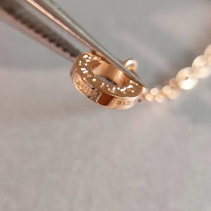 [⭐Lioran]ZERO 1 NECKLACE PINK GOLD