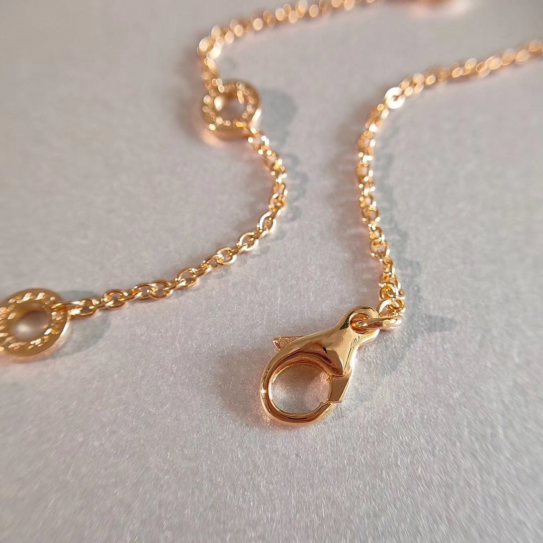 [⭐Lioran]ZERO 1 NECKLACE PINK GOLD
