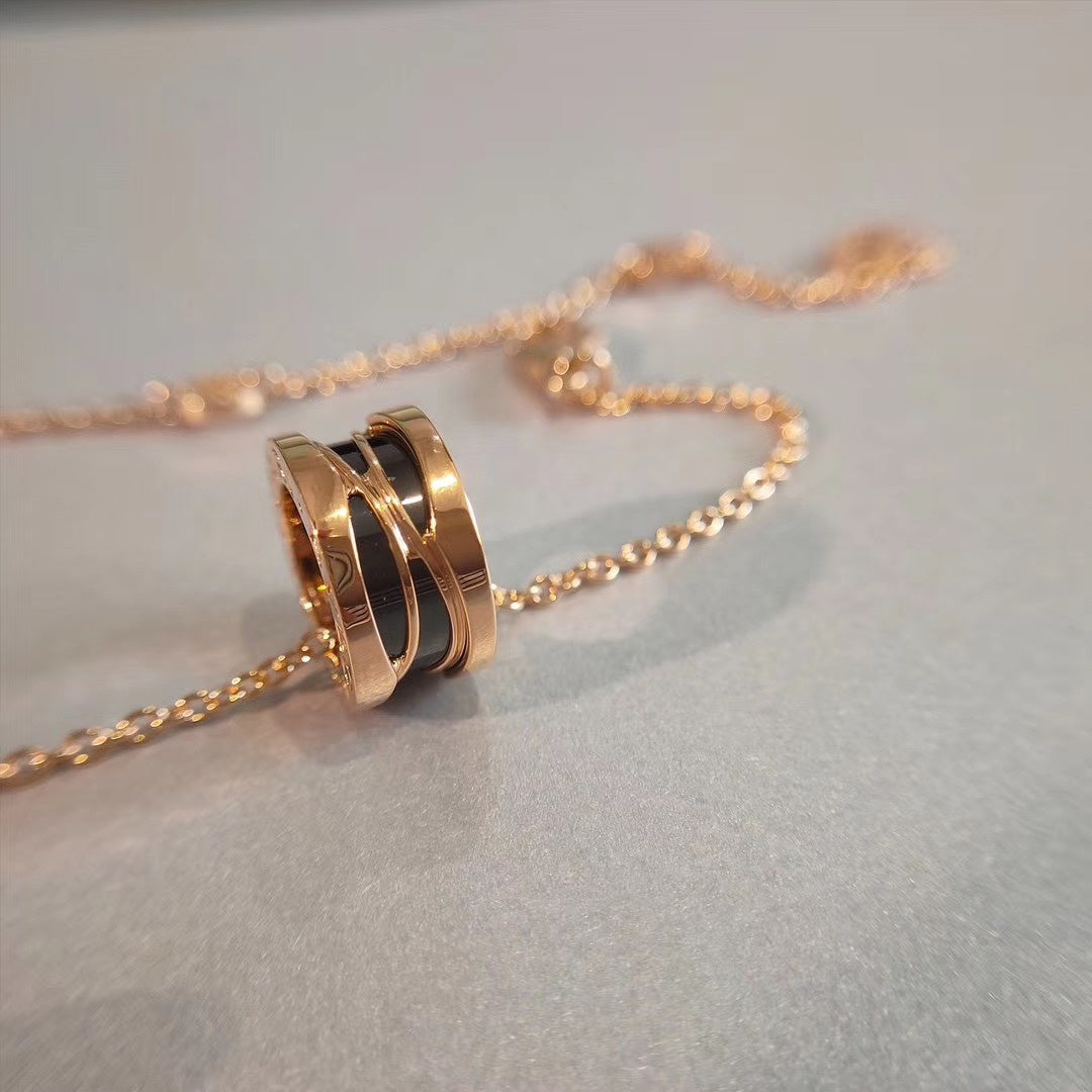 [⭐Lioran]ZERO 1 NECKLACE PINK GOLD