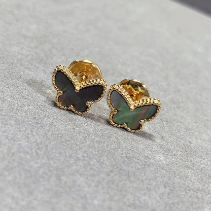 [⭐Lioran]BUTTERFLY DARK MOP  EARRINGS