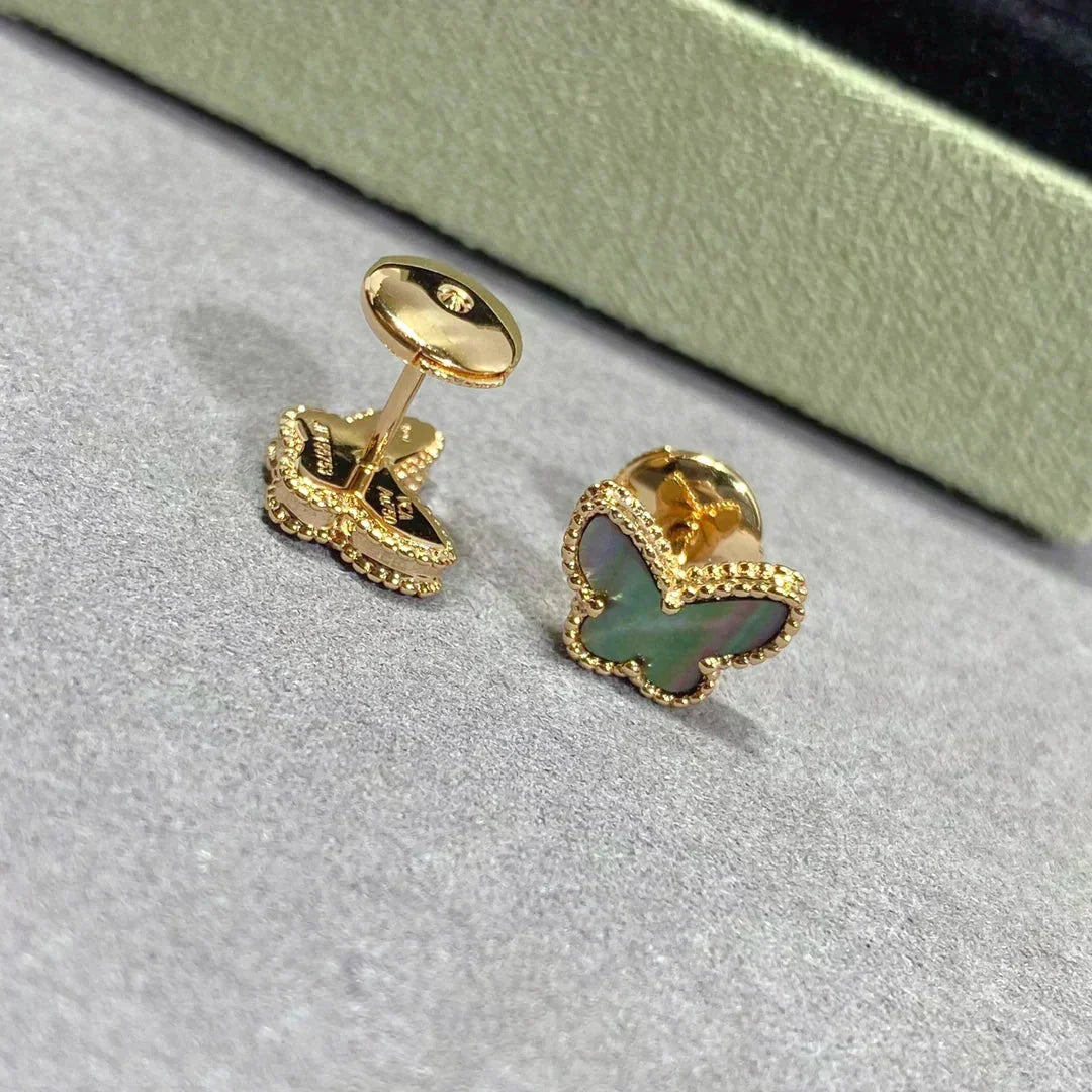 [⭐Lioran]BUTTERFLY DARK MOP  EARRINGS
