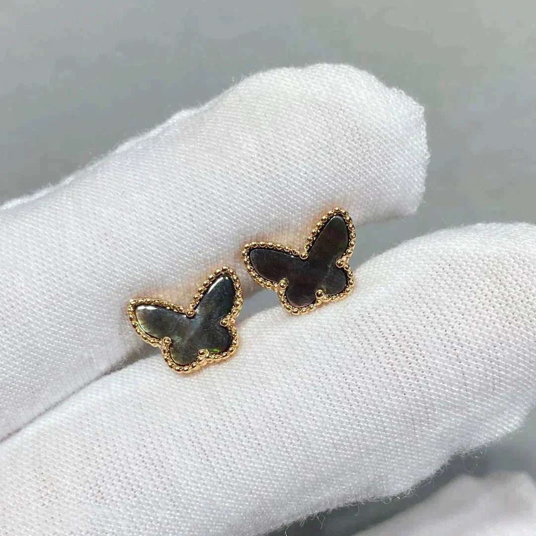 [⭐Lioran]BUTTERFLY DARK MOP  EARRINGS