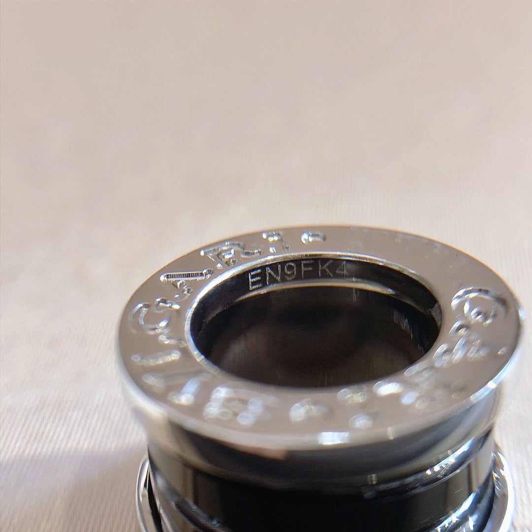 [⭐Lioran]ZERO 1 BLACK CERAMIC SILVER NECKLACE