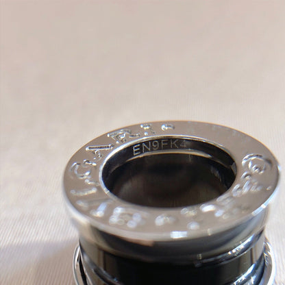 [⭐Lioran]ZERO 1 BLACK CERAMIC SILVER NECKLACE
