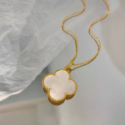 [⭐Lioran]CLOVER 25MM MOP LARGE PENDANT NECKLACE