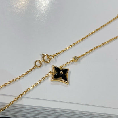 [⭐Lioran]STAR BLACK MOP NECKLACE