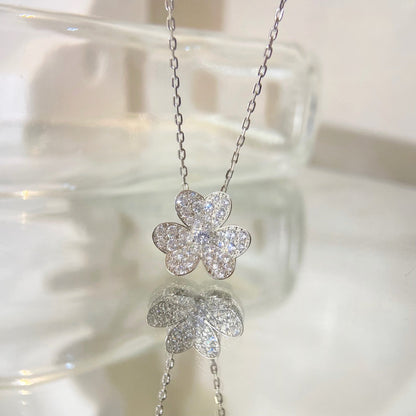 [⭐Lioran]FLOWER DIAMOND NECKLACE