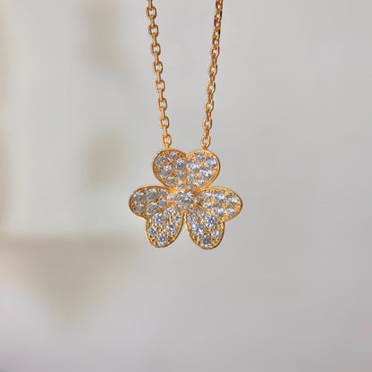 [⭐Lioran]FLOWER DIAMOND NECKLACE