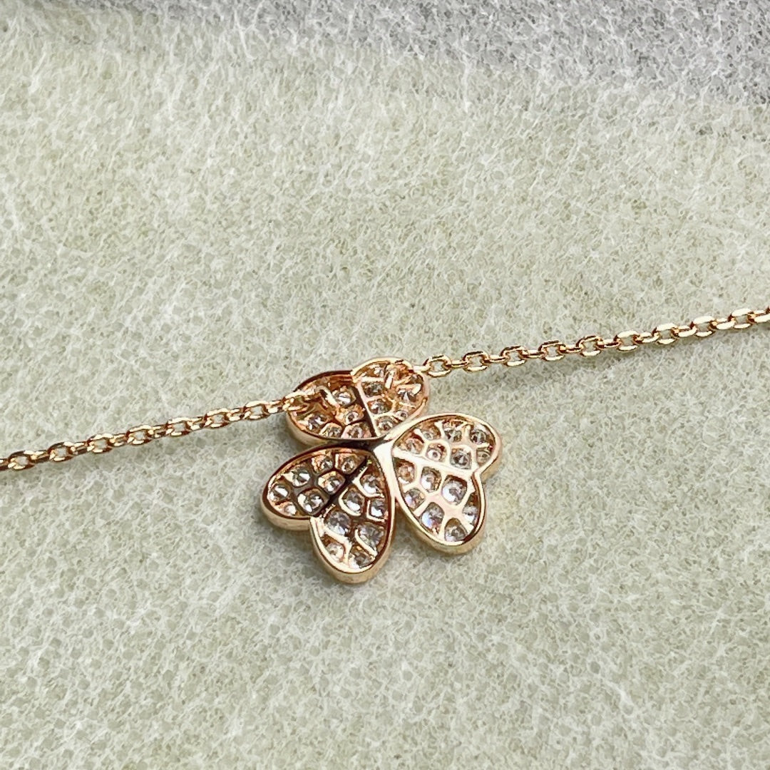 [⭐Lioran]FLOWER DIAMOND NECKLACE