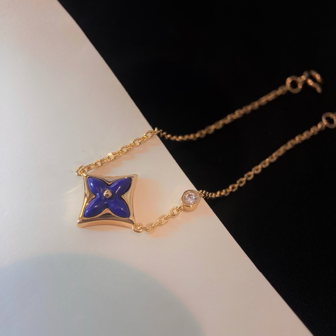 [⭐Lioran]COLOR STAR PINK GOLD DIAMOND BRACELET