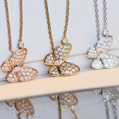 [⭐Lioran]BUTTERFLY DIAMOND NECKLACE