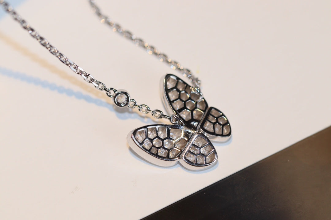 [⭐Lioran]BUTTERFLY DIAMOND NECKLACE