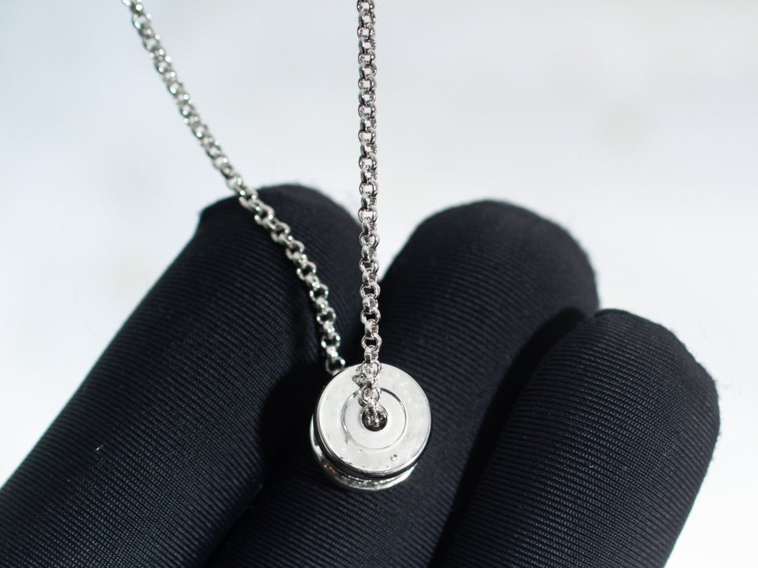 [⭐Lioran]ZERO 1 SILVER DIAMOND NECKLACE