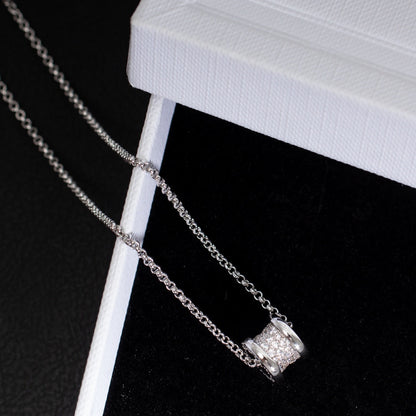 [⭐Lioran]ZERO 1 SILVER DIAMOND NECKLACE