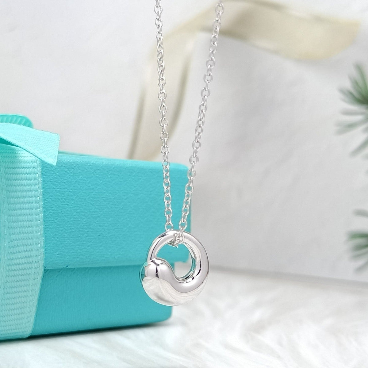 [Lioran]SNAIL PEDANT SILVER NECKLACE