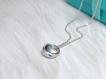 [Lioran]SNAIL PEDANT SILVER NECKLACE