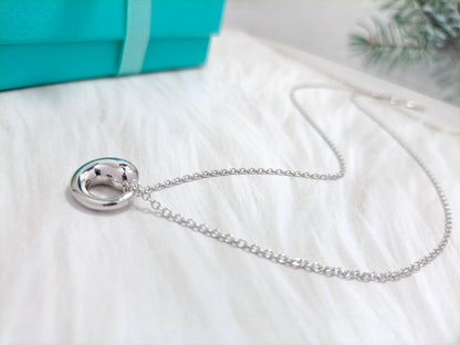 [Lioran]SNAIL PEDANT SILVER NECKLACE