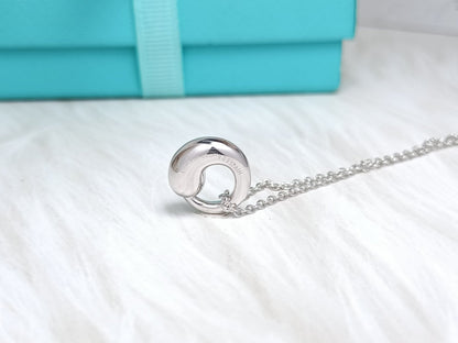[Lioran]SNAIL PEDANT SILVER NECKLACE