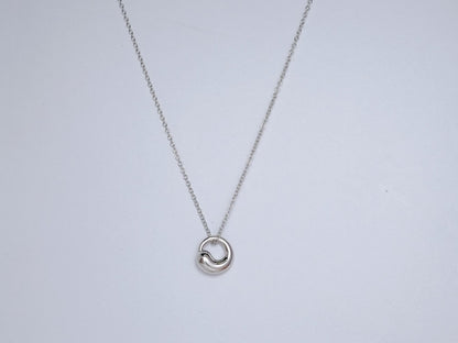 [Lioran]SNAIL PEDANT SILVER NECKLACE