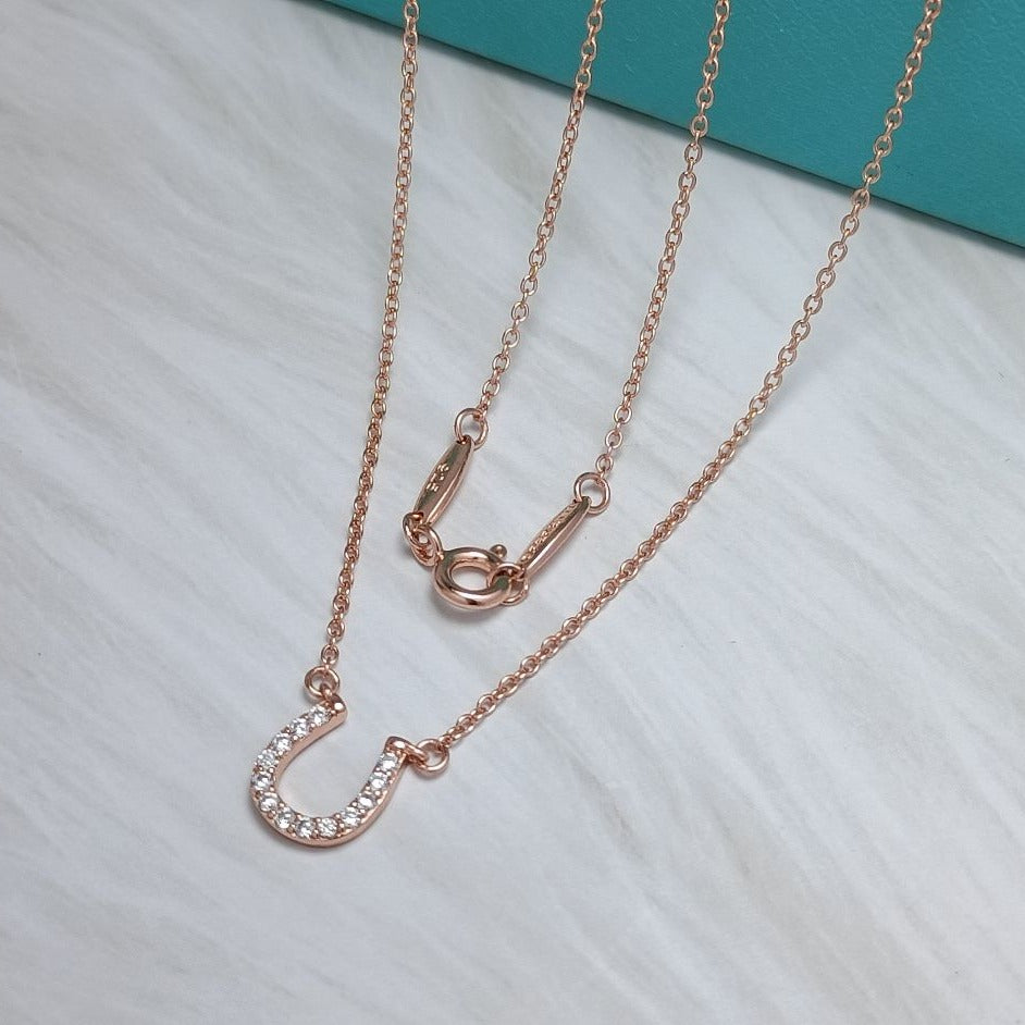 [Lioran]U DIAMONDS PEDANT NECKLACE