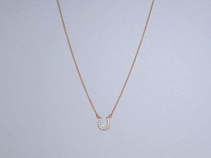 [Lioran]U DIAMONDS PEDANT NECKLACE
