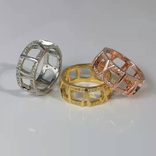 [Lioran]ATLAS LARGE OPEN DIAMOND RING