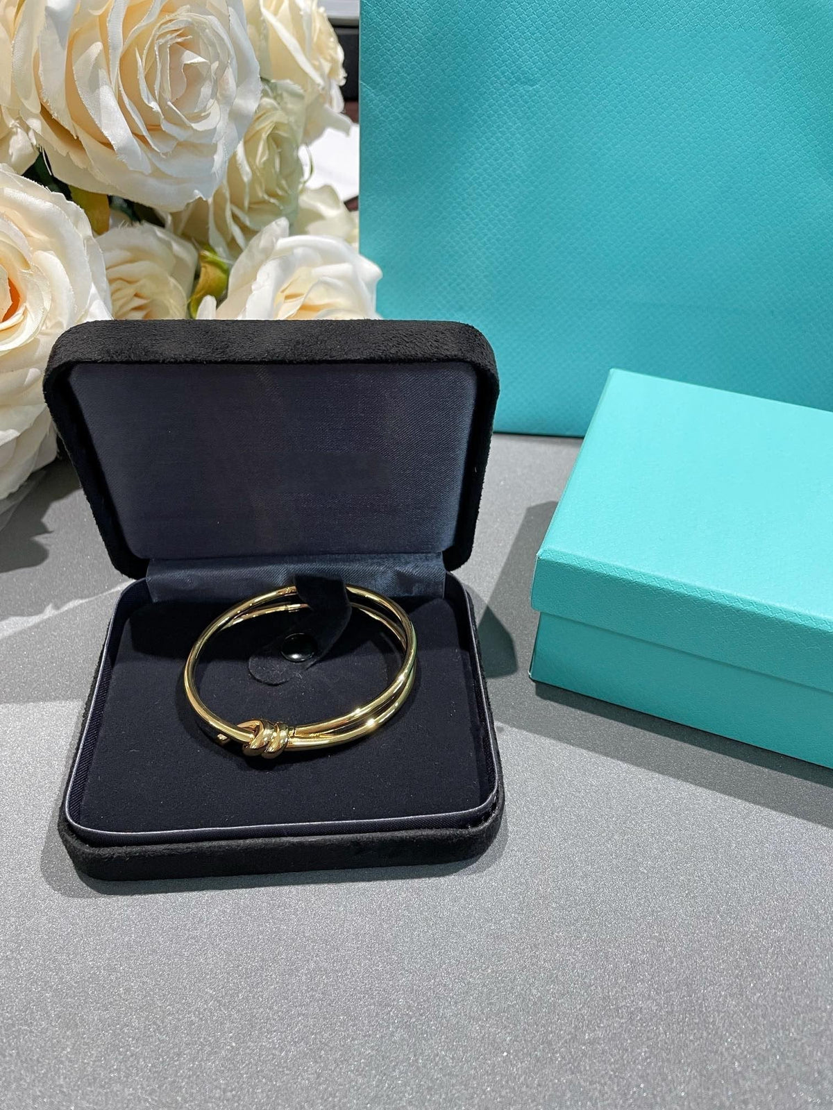 [Lioran]KNOT DOUBLE ROW GOLD BRACELET