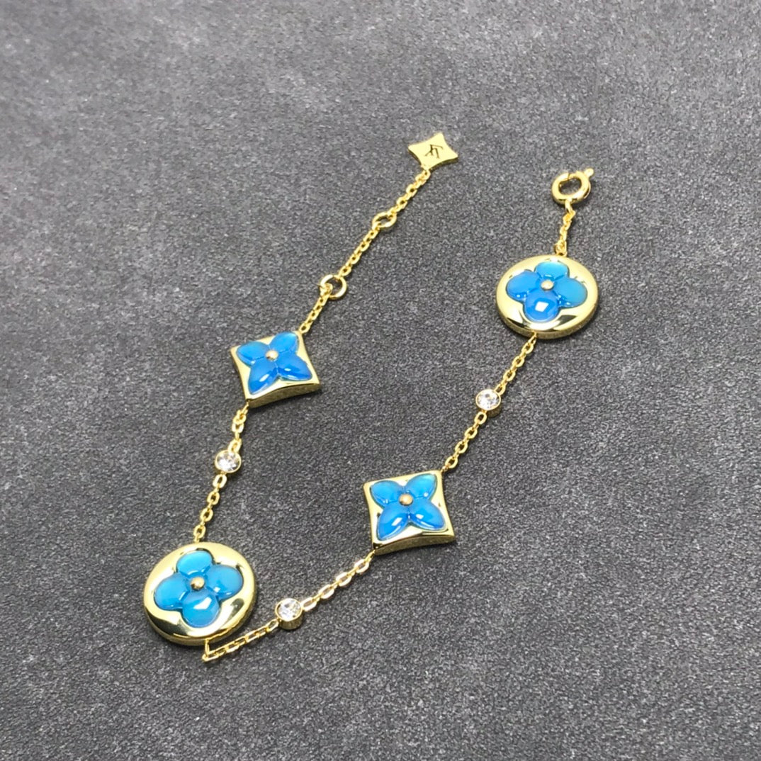[⭐Lioran]STAR AND SUN TURQUOISE 4 MOTIFS 3 DIAMONDS