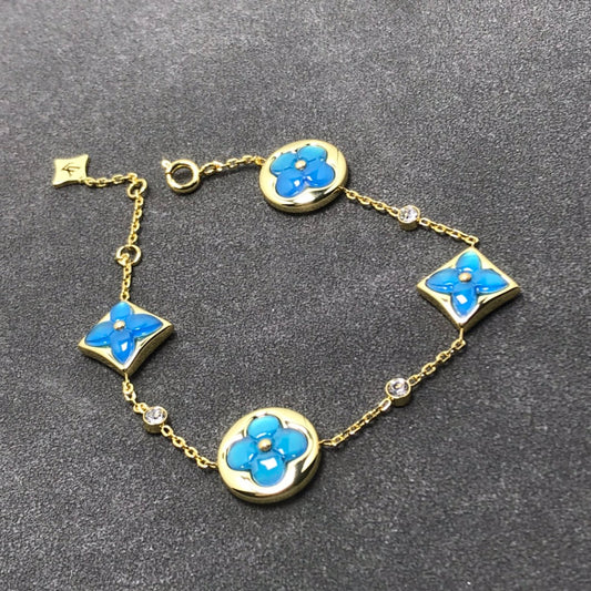 [⭐Lioran]STAR AND SUN TURQUOISE 4 MOTIFS 3 DIAMONDS