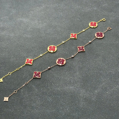 [⭐Lioran]STAR AND SUN CARNELIAN 4 MOTIFS 3 DIAMONDS