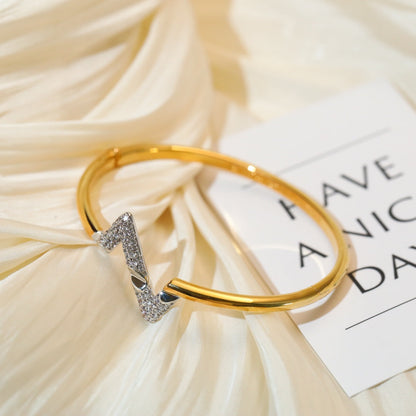 [⭐Lioran]VOLTE UPSITE DOWN GOLD DIAMOND BRACELET