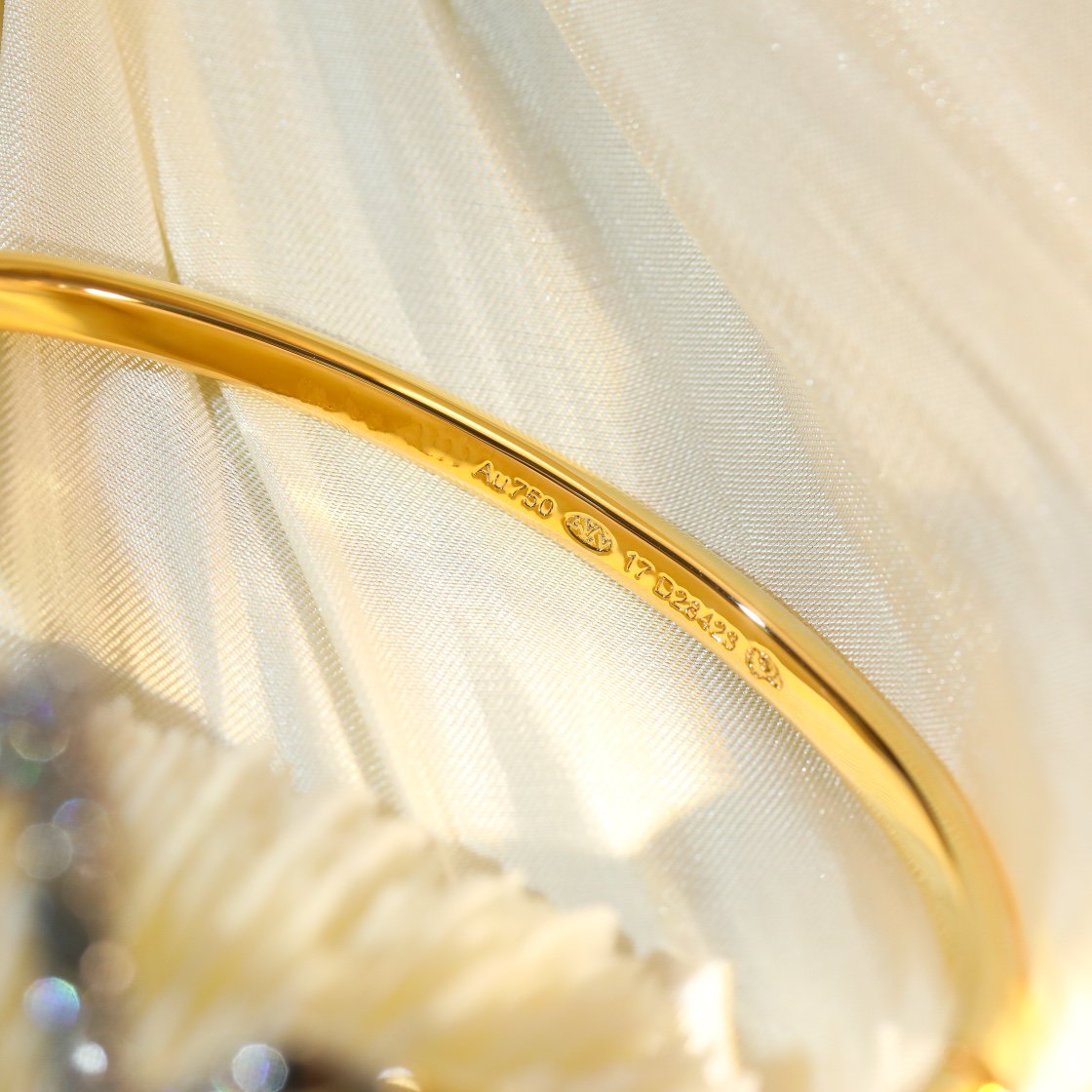 [⭐Lioran]VOLTE UPSITE DOWN GOLD DIAMOND BRACELET