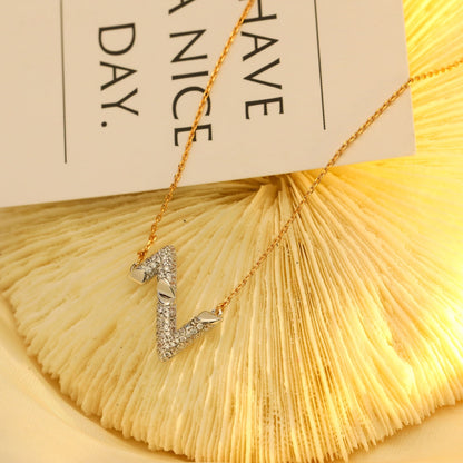 [⭐Lioran]VOLT SILVER DIAMOND PEDANT NECKLACE