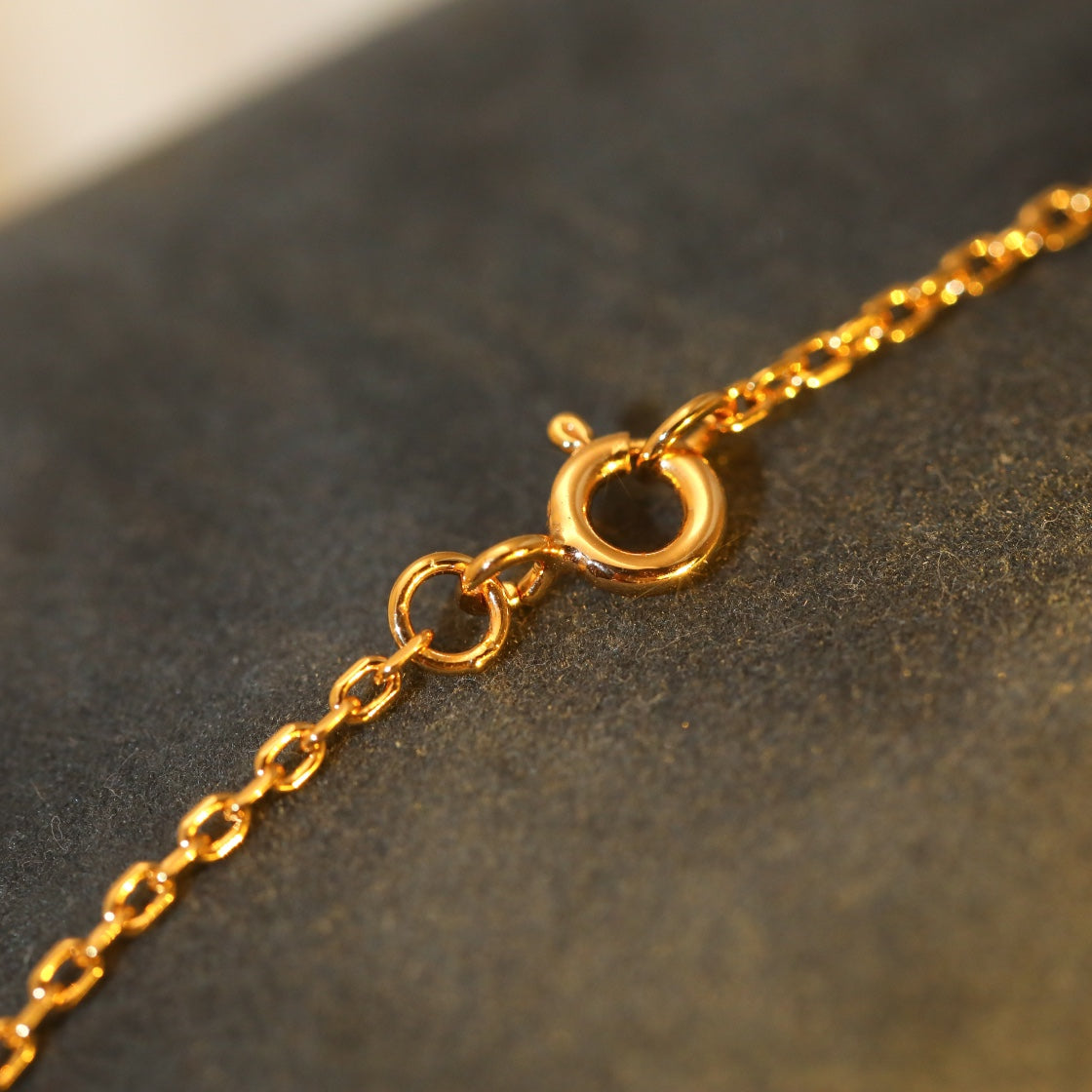 [⭐Lioran]SUN PEDANT PINK GOLD 1 DIAMOND NECKLACE
