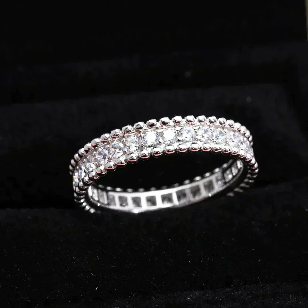[⭐Lioran]PERLEE DIAMOND SILVER RING