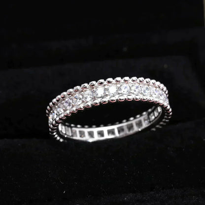 [⭐Lioran]PERLEE DIAMOND SILVER RING