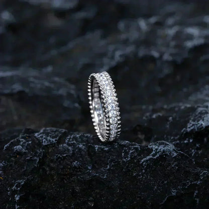 [⭐Lioran]PERLEE DIAMOND SILVER RING